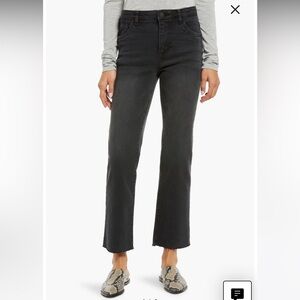 Wit & Wisdom Bennett 'Ab'Solution Skyrise Raw Hem Stretch Bootcut Jeans